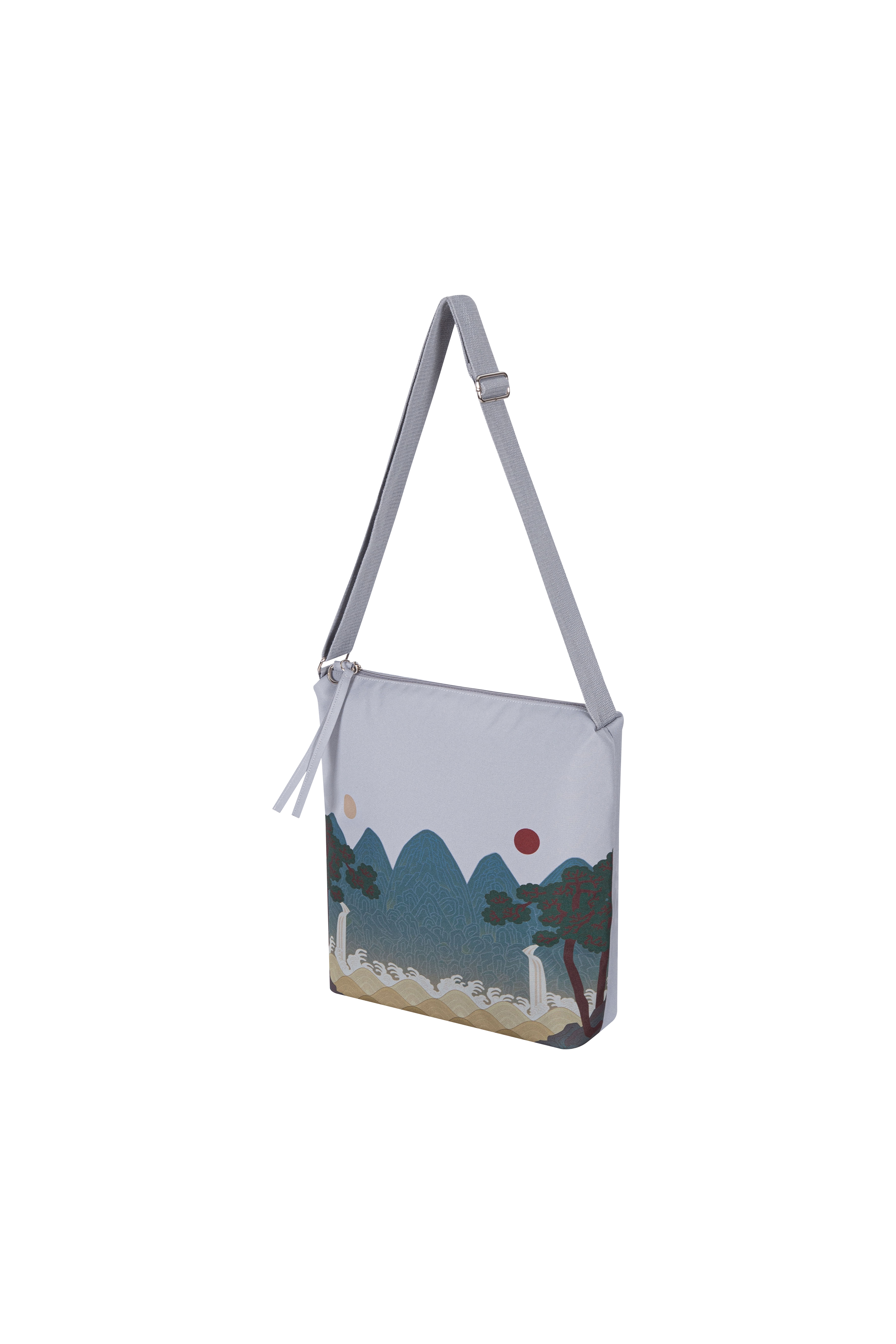 SUN AND MOON CROSSBAG (GREY) 대표사진 2