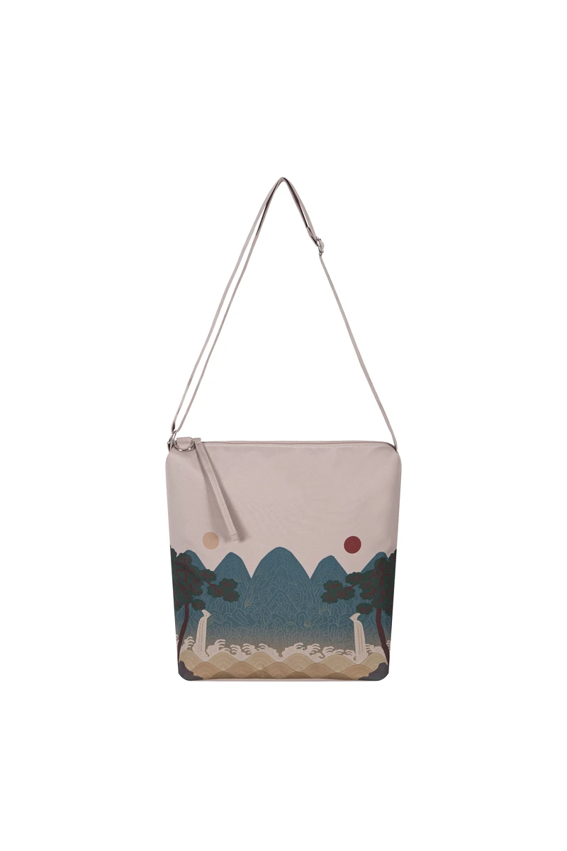 SUN AND MOON CROSSBAG (BEIGE)